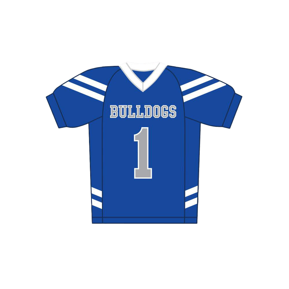 Bella Dawson 1 Bulldogs School Football Jersey