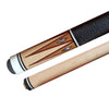 Boriz Billiards Black Leather Grip Pool Cue Stick Classic Style New Inlays 010