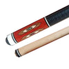 Boriz Billiards Black Leather Grip Vintage Pool Cue Stick Inlays 016