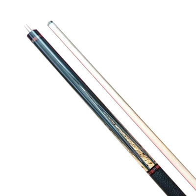 Boriz Billiards Black Leather Grip Ergonomic Design Pool Cue Stick New Inlays 021