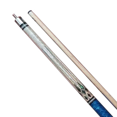 Boriz Billiard Cobalt Blue Excellent Pool Cue Stick Inlays 029