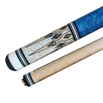 Boriz Billiard Cobalt Blue Excellent Pool Cue Stick Inlays 029