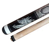 Boriz Billiards Laminated Serpent Skin Pattern Cushy Pool Cue Stick New Inlays 034