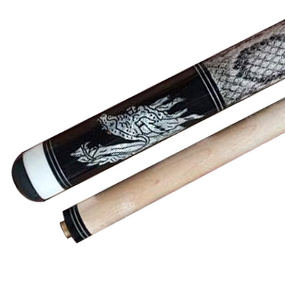 Boriz Billiards Laminated Serpent Skin Pattern Cushy Pool Cue Stick New Inlays 034