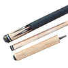 Boriz Billiards Black Leather Grip Ergonomic Design Classic Pool Cue Stick New Inlays 038