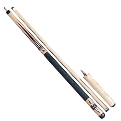 Boriz Billiards Black Leather Grip Ergonomic Design Outstanding Pool Cue Stick Inlays with extension 039