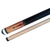 Boriz Billiards Black Leather Grip Ruby Color Pool Cue Stick Inlays 048