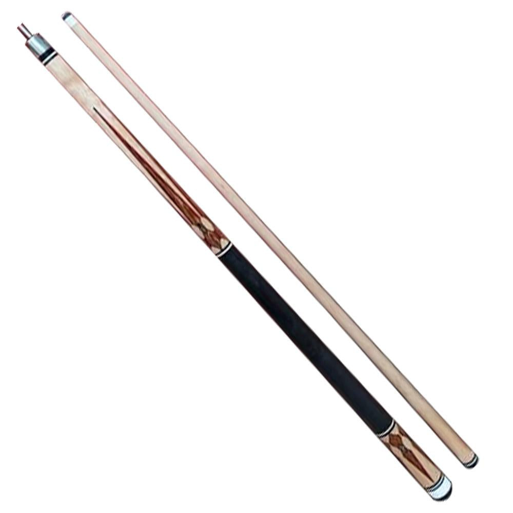 Boriz Billiards Black Leather Grip Superior Bronze Pool Cue Stick Inlays 050