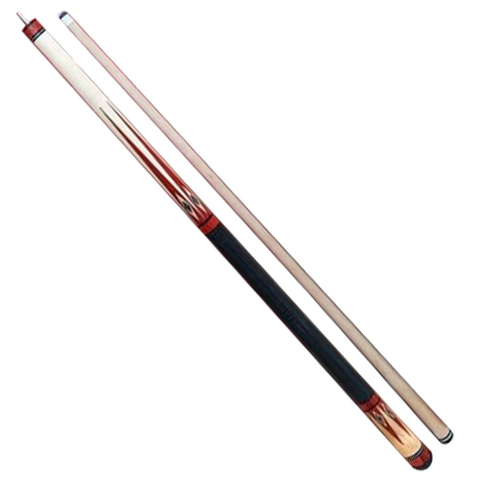 Boriz Billiards Black Leather Grip Pool Cue Stick New Inlays 054