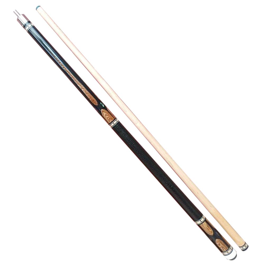 Boriz Billiards Black Leather Grip Ergonomic Design Classic Pool Cue Stick New Inlays for Billiards Lovers 079