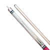 Boriz Billiards White and Pink Pool Cue Stick Classic Original Inlays 007