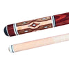 Boriz Billiards Wine Color Cushy Design Stunning Pool Cue Stick Inlays 082