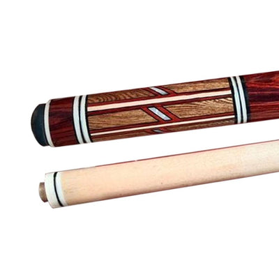 Boriz Billiards Mahogany Color Stunningly Designed Original Inlaid Pool Cue Stick 089