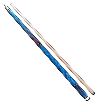 Boriz Billiards Cerulean Blue Pool Cue Stick Original Inlays New Ocean 008