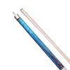 Boriz Billiards Cerulean Blue and White Pool Cue Stick Original Inlays New Ocean 009