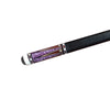 Boriz Billiards New Beautiful Black Lather & Purple Color Designer Pool Cue Stick Original for Champion 124