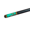 Boriz Billiard New Beautiful Black Leather & Green Color Designer Pool Cue Stick Origional New Inlay 126