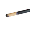 Boriz Billiards New Simple Black Leather & White Grip Pool Cue Stick for Champions 140