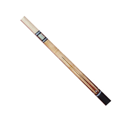 Boriz Billiards Black Leather & White Color Ergonomically Designed Classic Pool Cue Stick Inlays For Pool Cue Lovers 142