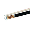 Boriz Billiards New Black Lather Grip Pool Cue Stick New Inlay for Champion 093