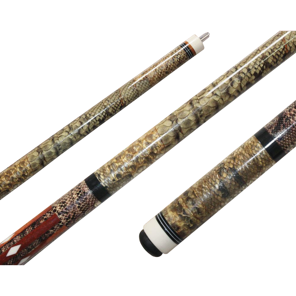 Boriz Billiards Pool Cue Stick Serpent Skin Style SS 002